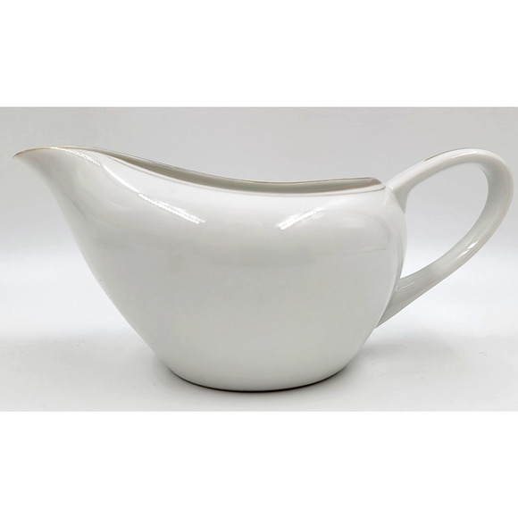 Royalton Fine China Creamer & Sugar Bowl Set Gold Trim Translucent Porcelain - Picture 9 of 16